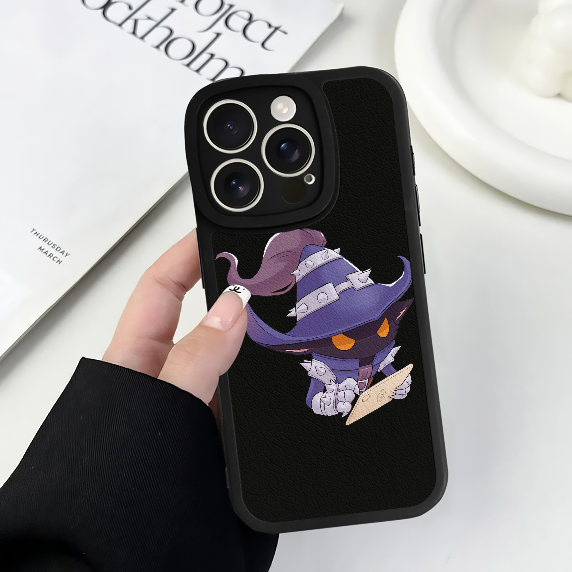リーグ・オブ・レジェンド League of Legends LOL 【iPhone 16シリーズ対応】シリコンスマホケース（レザー調） 材質：シリコン